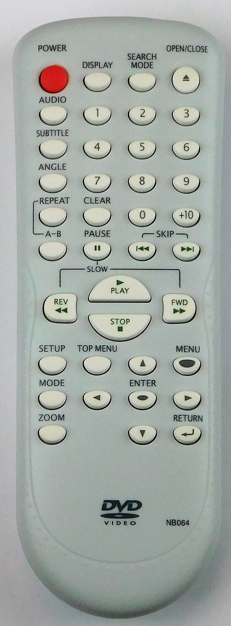 OEM Replacement Remote Control For Sylvania DVD Players NB064UD Funai OEM Replacement Remote Control For Sylvania DVD Players NB064UD Funai