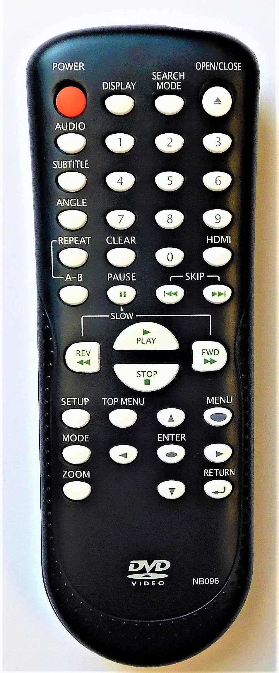 OEM replacement remote control for Sylvania DVD Players NB096UD Funai Service Corp