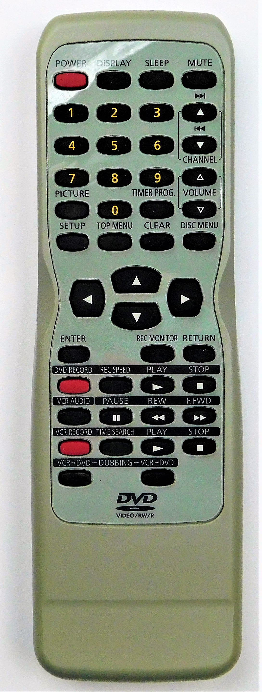 OEM replacement remote control for Sylvania CRT TV DVD & VCR COMBOs NE