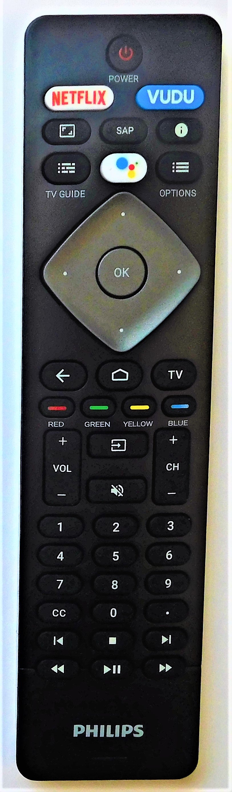  NH800UP RF402A-V14 BT800 IR Remote Control Replacement for  Philips Android 4K Ultra HD Smart LED TV 43PFL5604/F7 43PFL5766/F7  50PFL5604/F7 55PFL5604/F7 65PFL5504/F7 65PFL5604/F7(No Voice) : Electronics