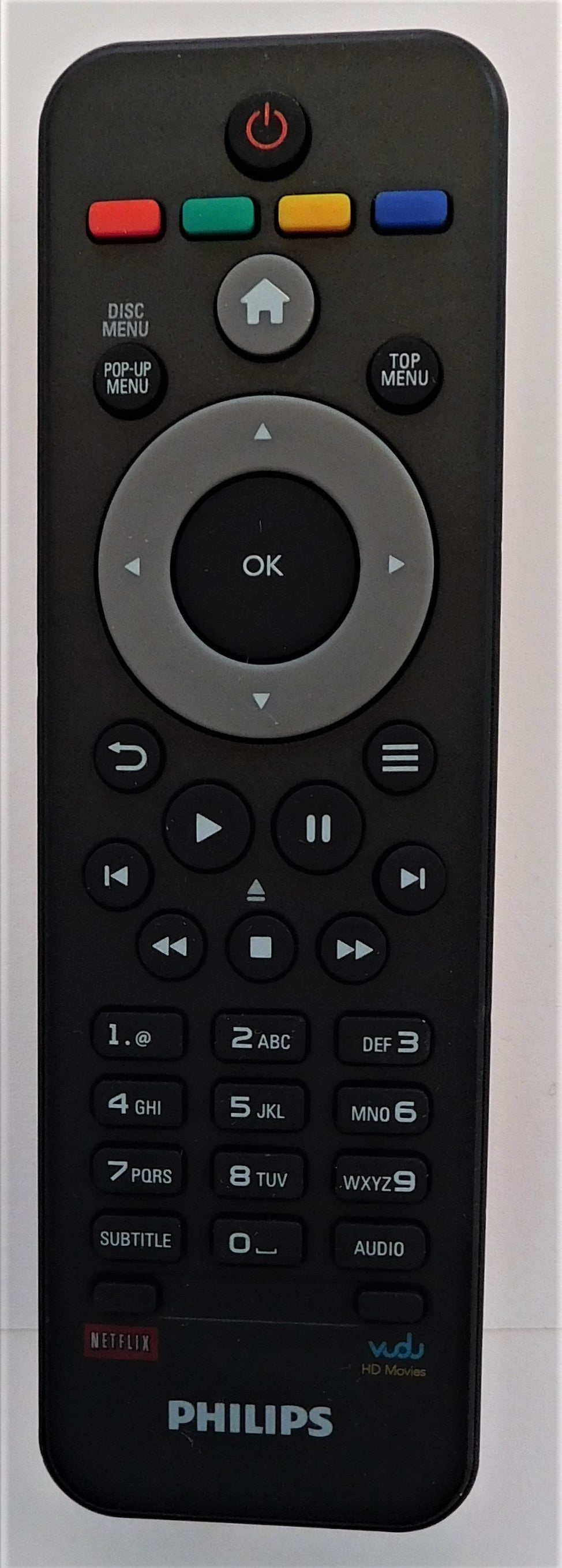Original OEM replacement remote control for Philips Blu-ray players 996510058437