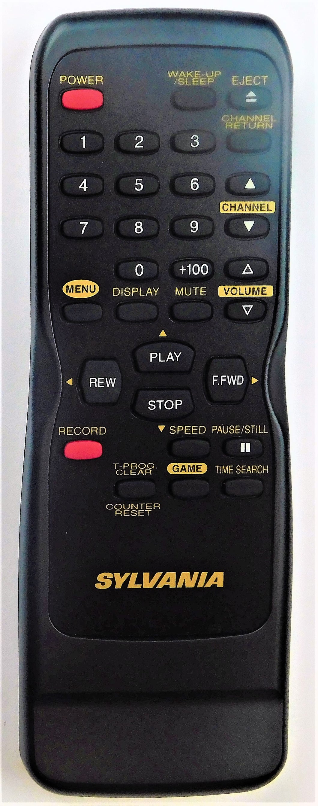 OEM replacement remote control for Sylvania CRT TV & VCR COMBOs N0123UD