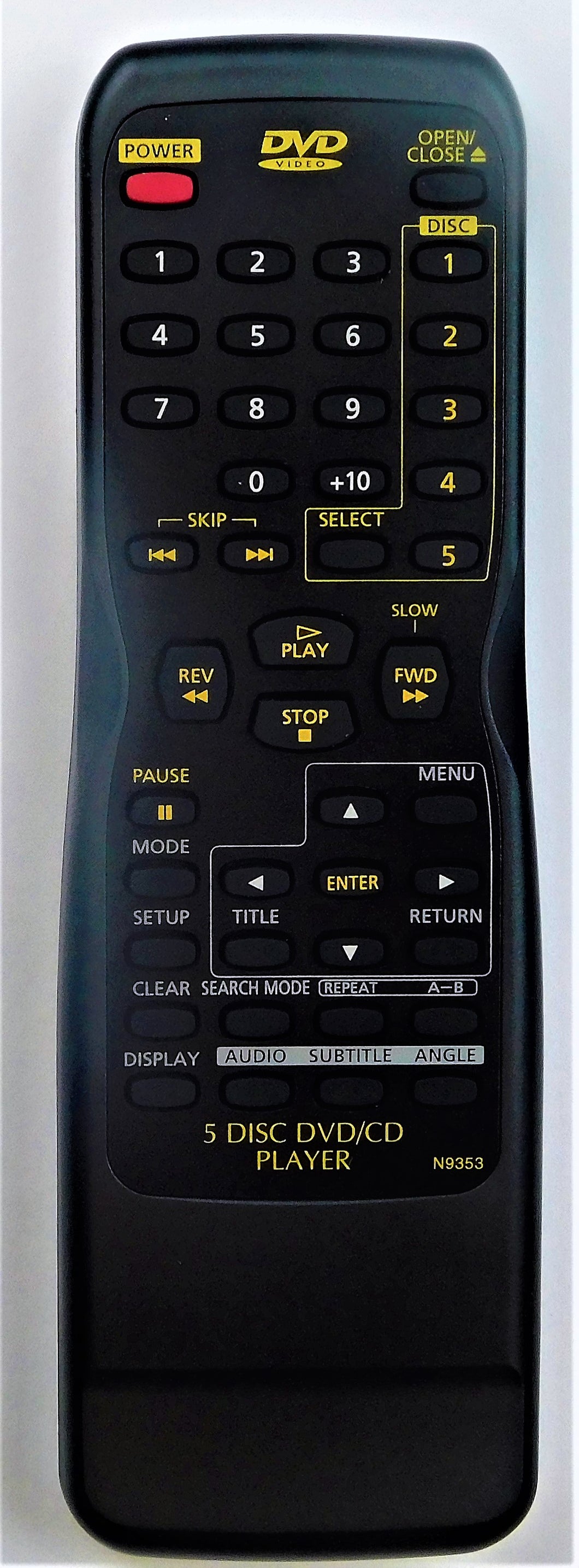 New Sylvania Symphonic NE300UD Remote Control – Fits 6432FE, 6615LE, 6620LE, C6615LE, STL1504