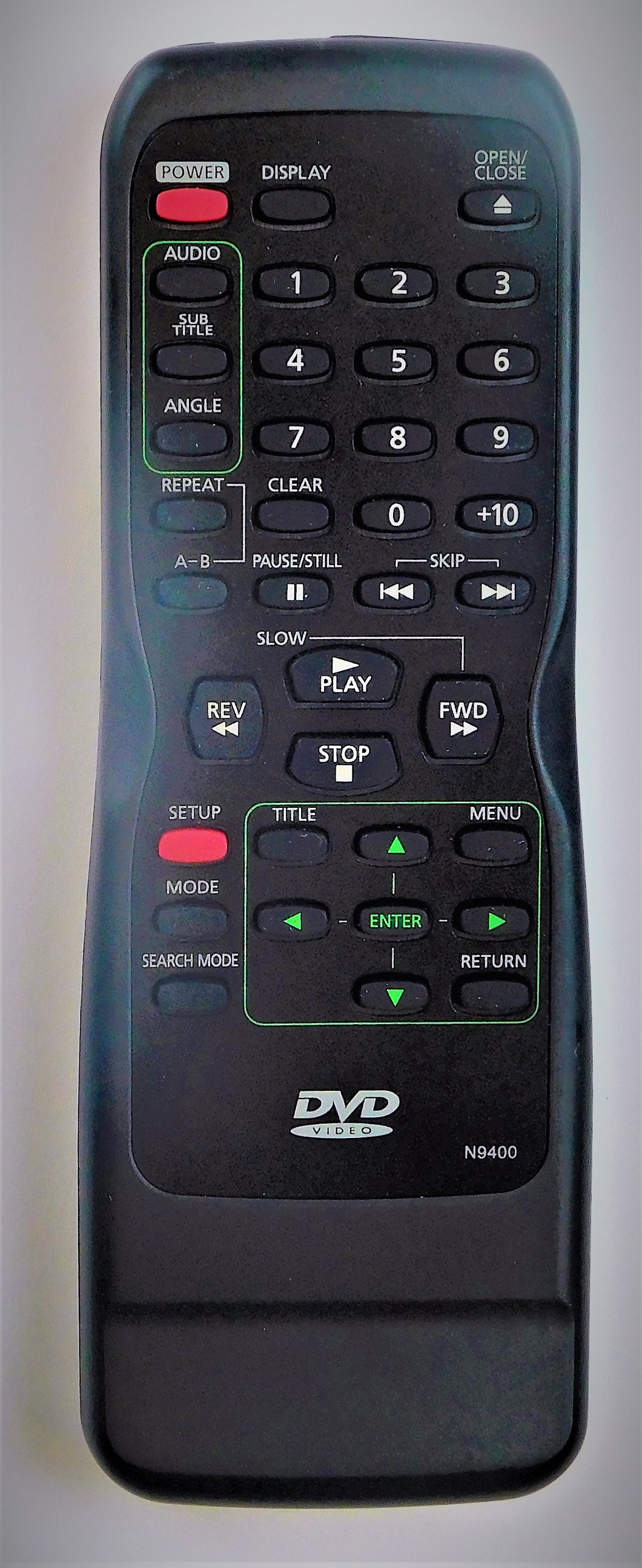 OEM replacement remote control for Sylvania DVD Players N9400UD