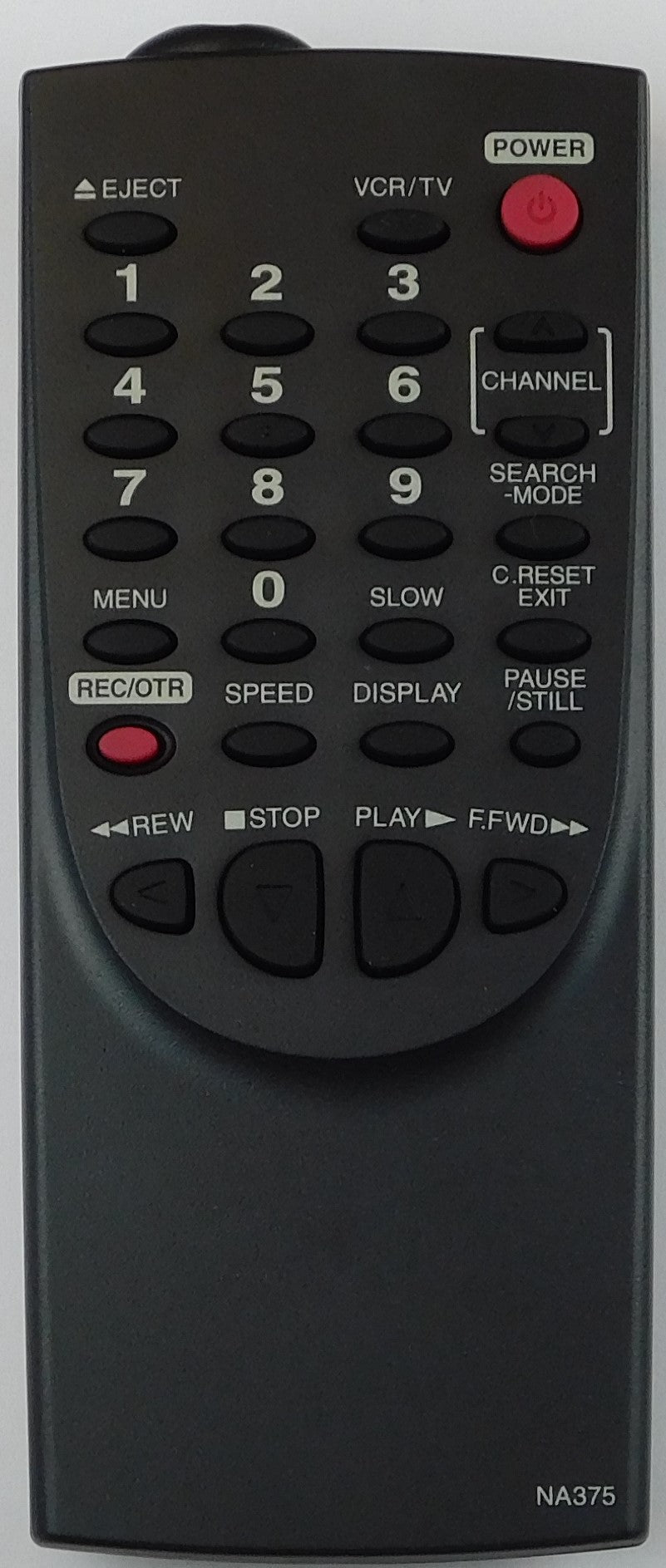 OEM replacement remote control for Sylvania VCRs NA375UD
