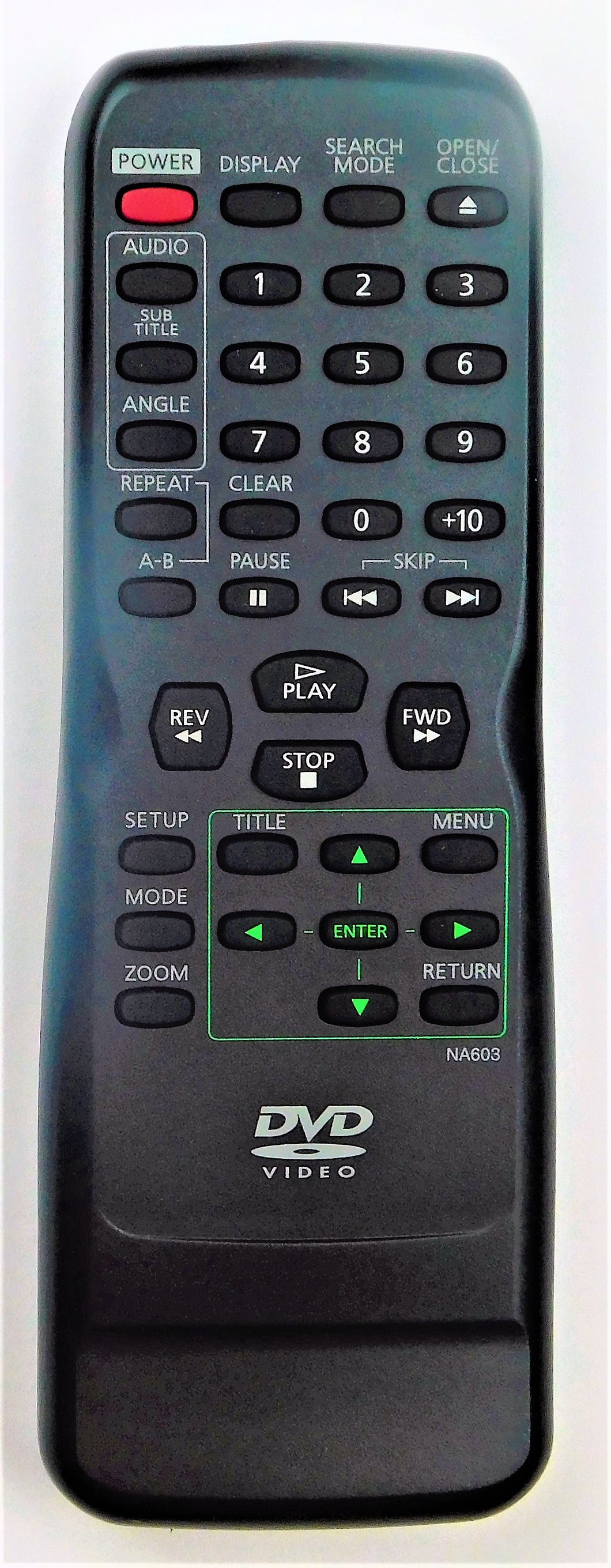 OEM replacement remote control for Symphonic DVD Players NA603UD