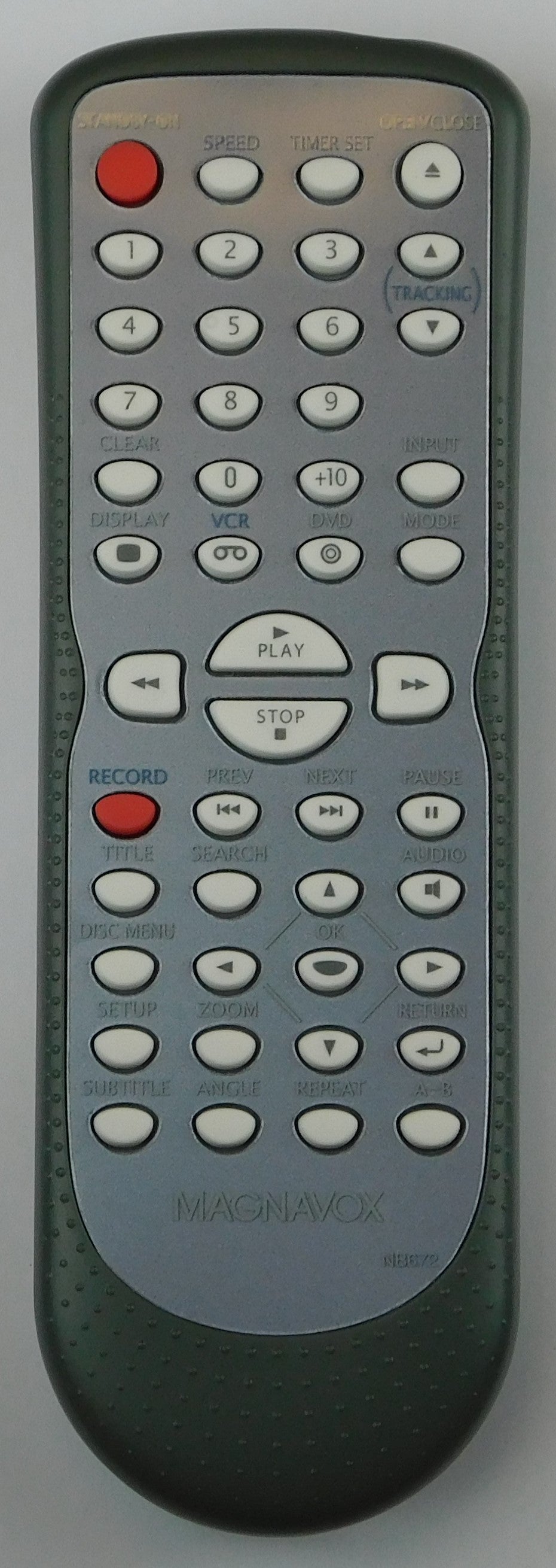 OEM replacement remote control for Magnavox DVD/VCR NB672UD