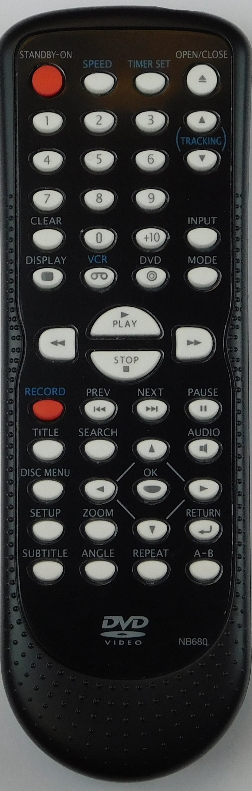 OEM replacement remote control for Philco, Magnavox DVD/VCR NB680UD