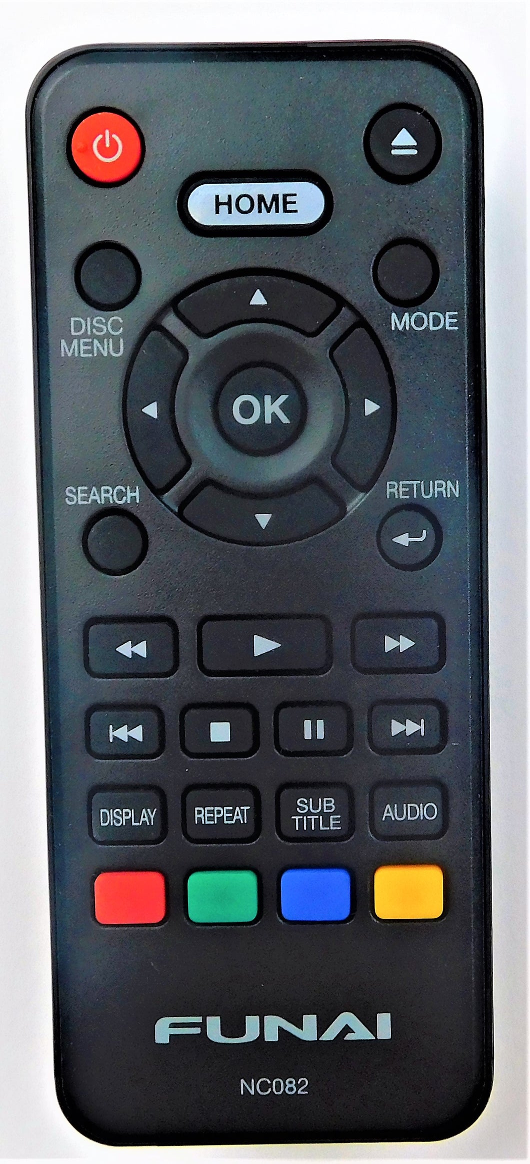 Original OEM replacement remote control for Funai Blu-ray players NC082UH