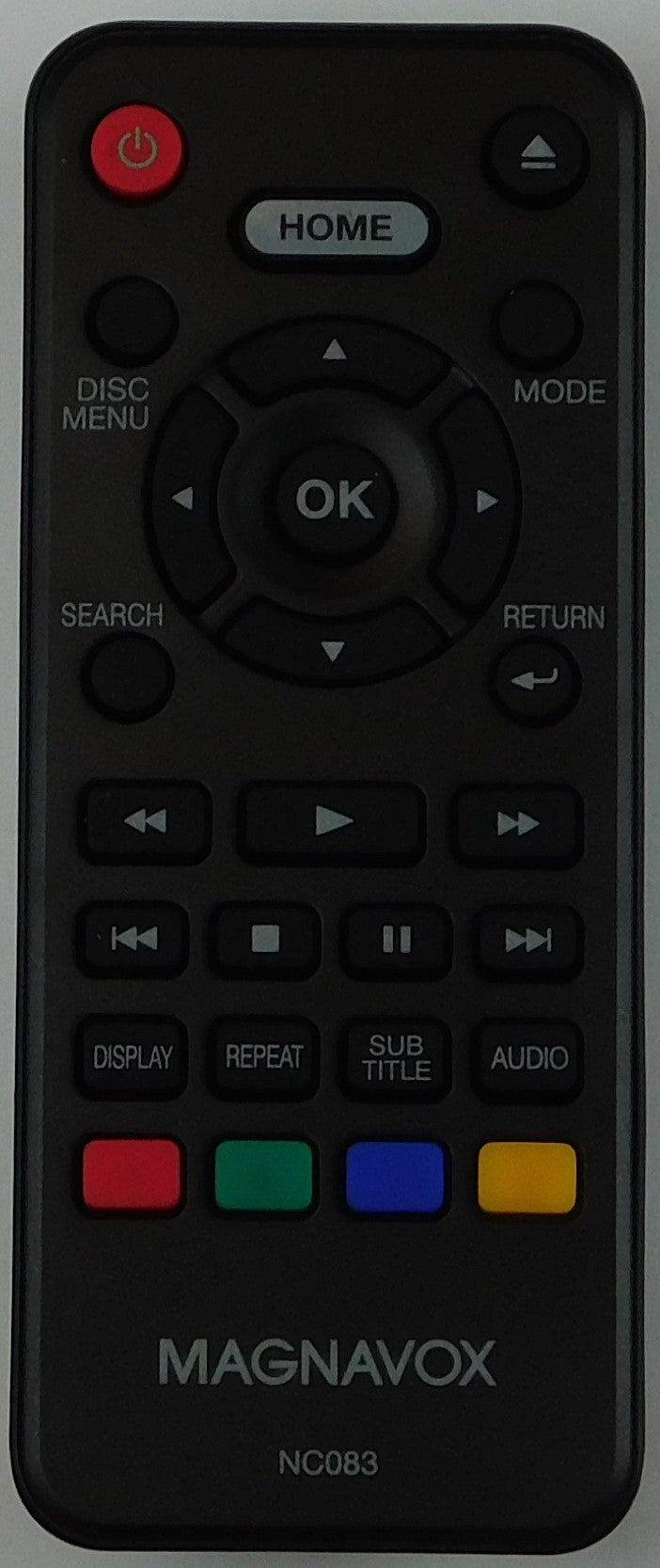 Original OEM replacement remote control for Magnavox Blu-ray players NC083UH