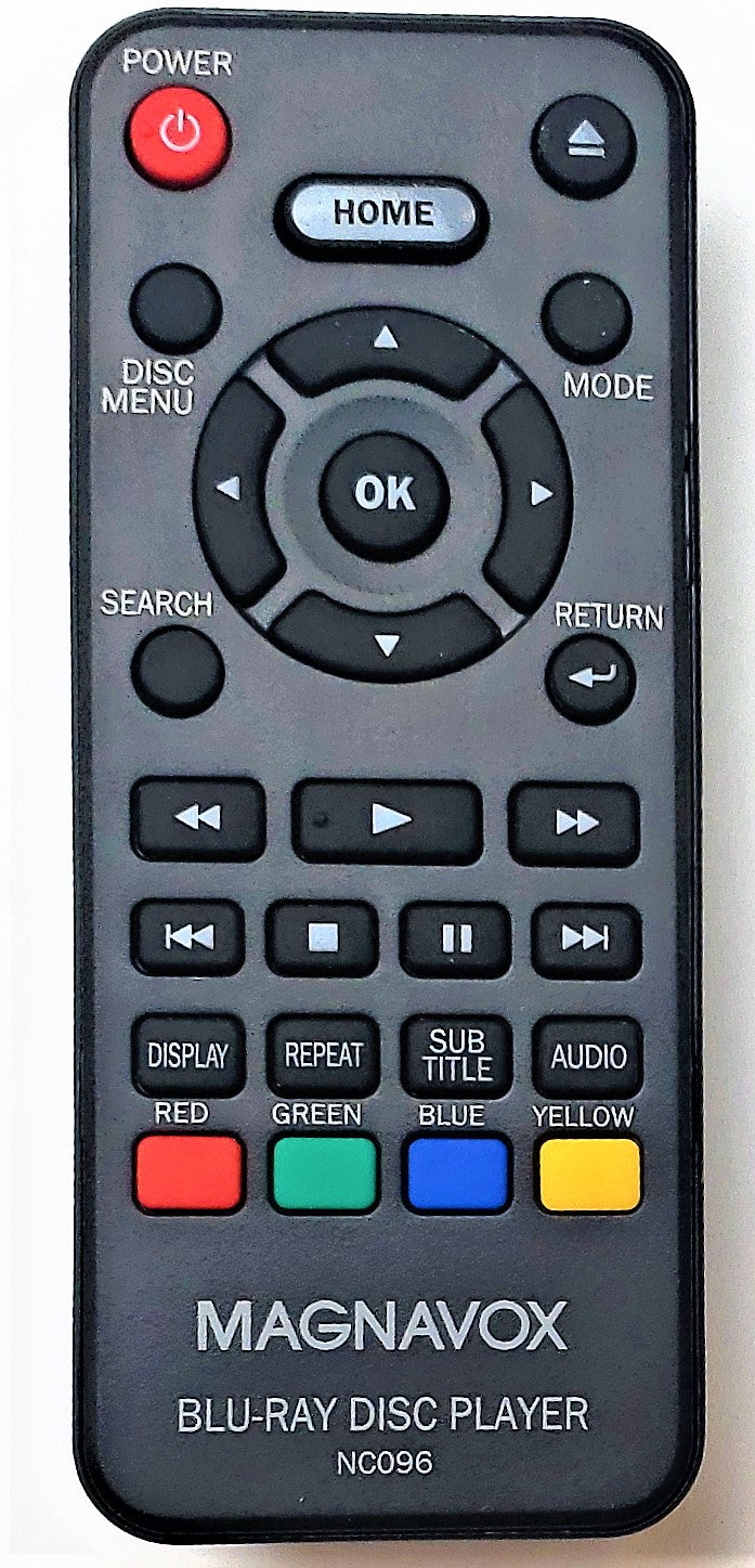 Magnavox Blu-ray Player Remote Control NC096UL