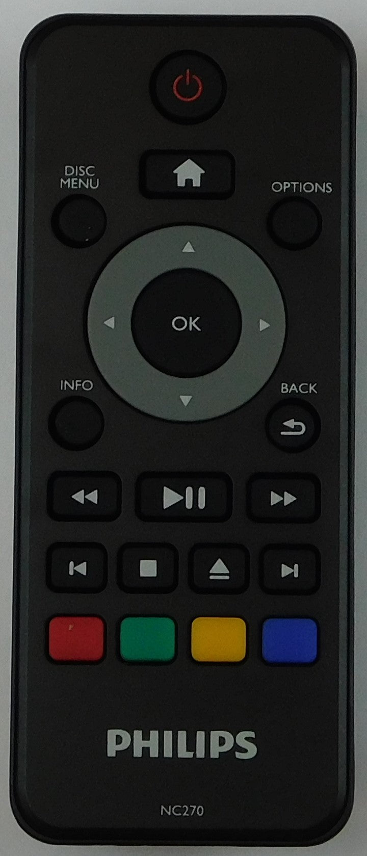 Original OEM replacement remote control for Philips Blu-ray players NC270MH