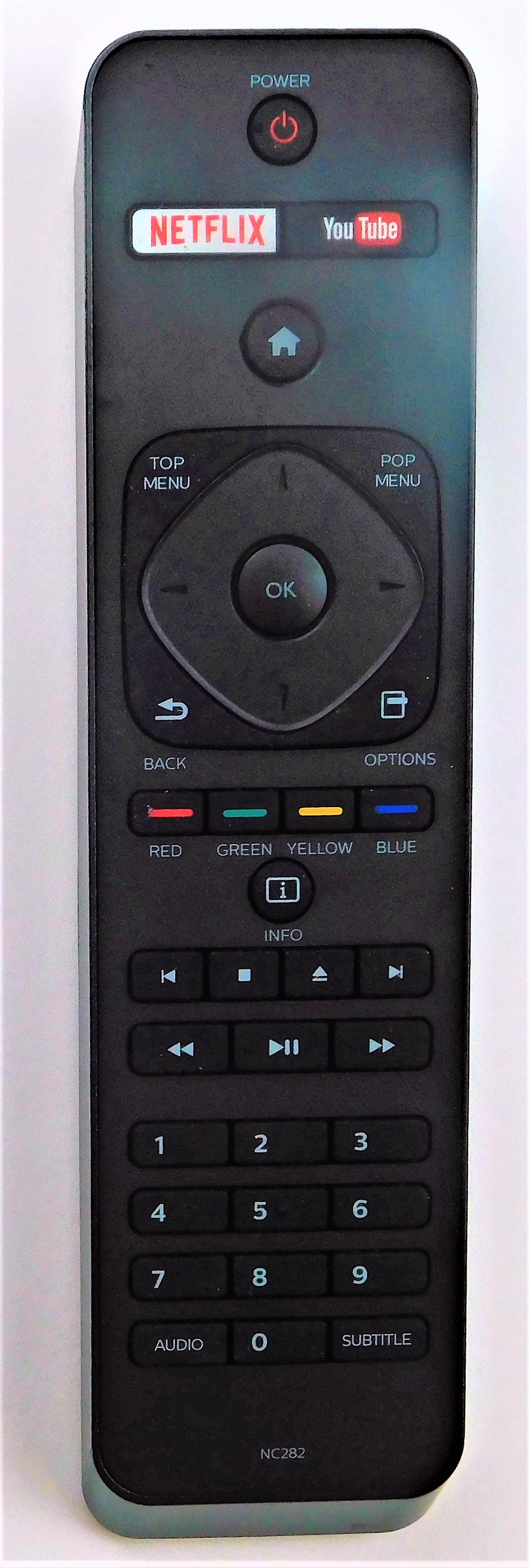 Original OEM replacement remote for Philips Blu-ray players NC282UH