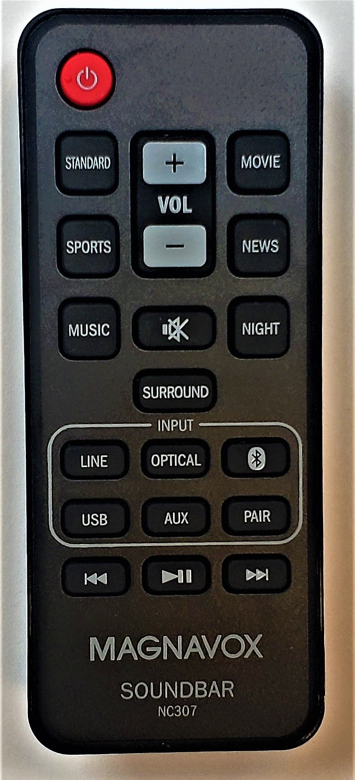 Original OEM replacement remote for Magnavox Sound Bar NC307UH