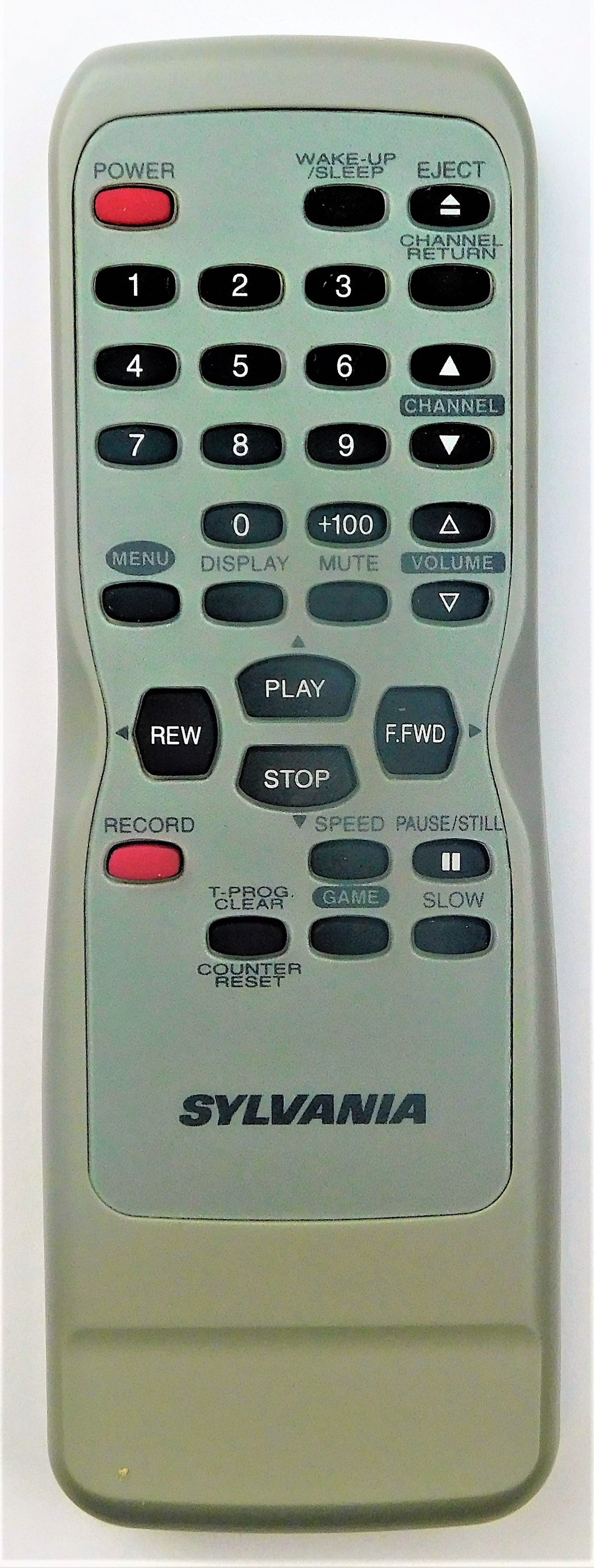 OEM replacement remote control for Sylvania CRT TV, DVD & VCR COMBOs NE138UD