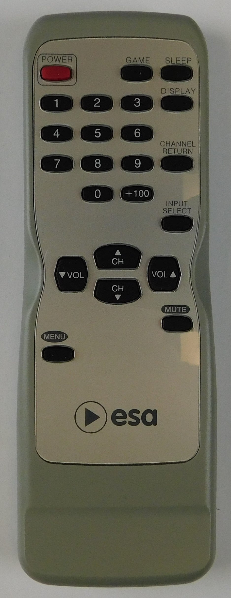 OEM replacement remote control for Durabrand, ESA, Emerson, Sylvania, Symphonic CRT TV NE147UD