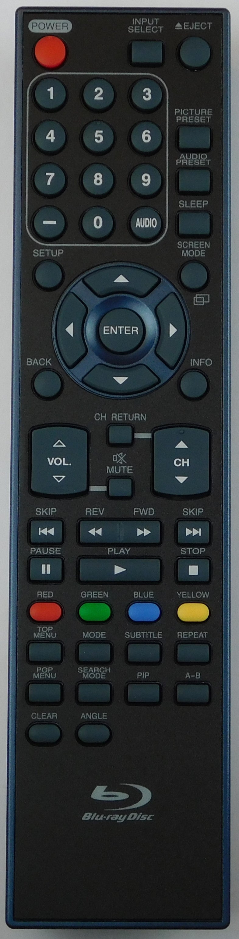 OEM replacement remote control for Sylvania LCD TV & Blu-ray COMBOs NF035UD