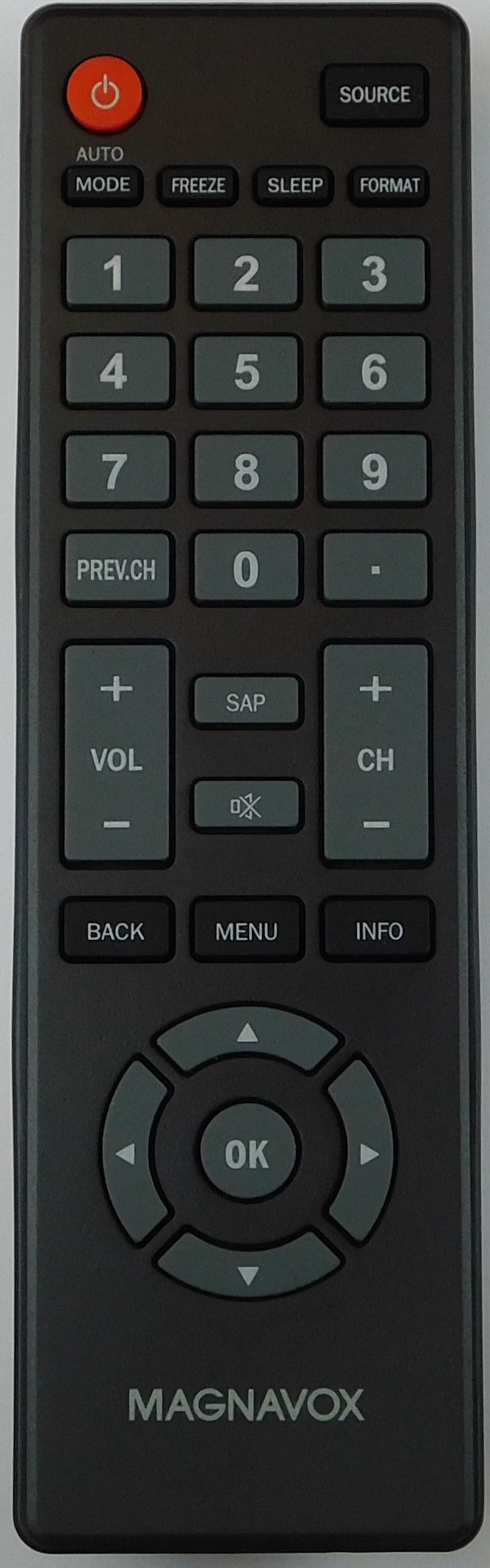 Original OEM replacement remote control for Magnavox LED/LCD TVs NH300UD