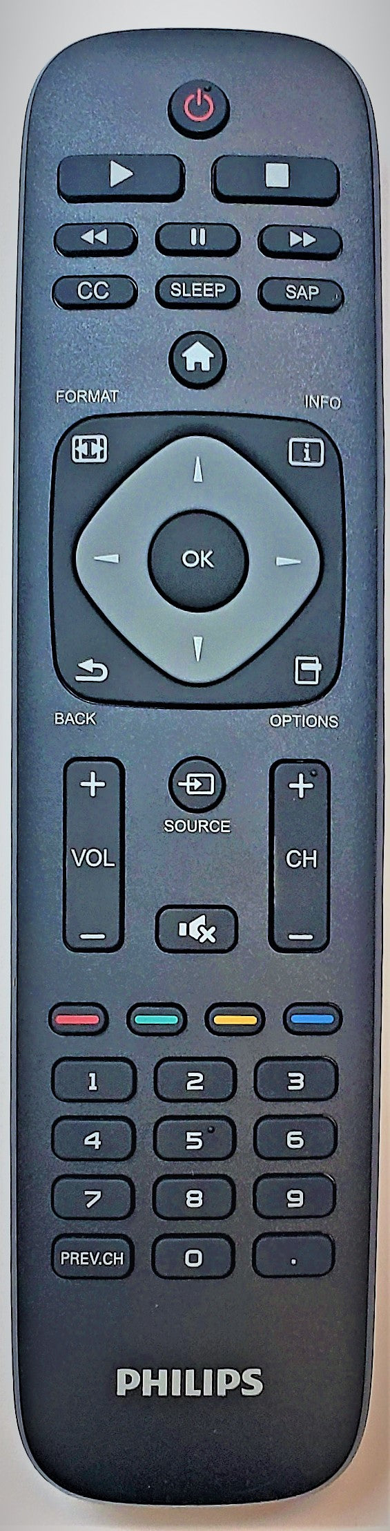 OEM replacement remote control for Philips LED/LCD TV URMT41JHG005